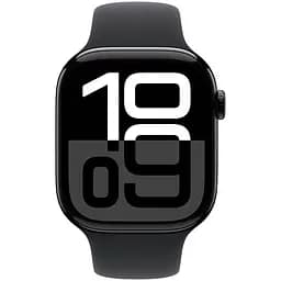 Смарт-годинник Apple Watch Series 10 GPS, 42mm, Jet Black, Black Sport Band, M/L (Grade B) Seller Refurbished - мініатюра 2