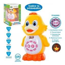 Интерактивная игрушка-сказочник Limo Toy Утенок