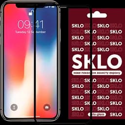 Захисне скло SKLO 5D Full Glue для Apple iPhone Xs Max/11 Pro Max [Black] [55974] - мініатюра 2