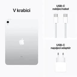 Планшет Apple iPad 10.9 2022 Wi-Fi 256GB Silver (MPQ83) - мініатюра 8