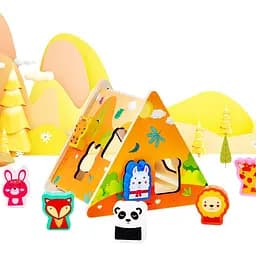 Куб логический сортер, 8 фигурок (в ассортименте)