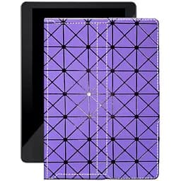 Чехол StatusCASE из экокожи для планшета Pixus Blast Фиолетовый ромб