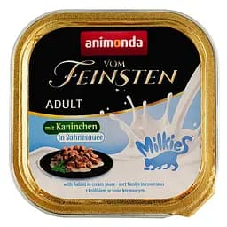Вологий корм для котів Animonda Vom Feinsten Adult with rabbit in cream sauce, з кроликом в вершковому соусі, 100 г