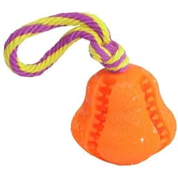 Игрушка для собак Camon колокольчик на веревке для лакомства 7.5 см