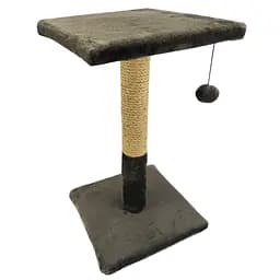 Дряпка Пухнастики з полицею шоколадна (П-6)