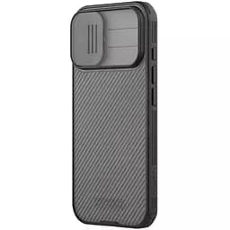 Карбонова накладка Nillkin CamShield Pro для Apple iPhone 17 (6.3) Transparent black - мініатюра 2