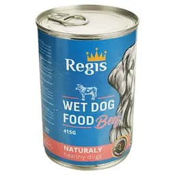 Вологий корм для собак Regis, з яловичиною, 415 г