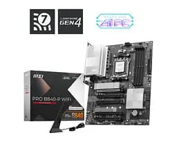 Материнcька плата PRO B840-P WIFI sAM5 B840 4xDDR5 M.2 HDMI WiFi BT ATX MSI teh0019056 - мініатюра 6