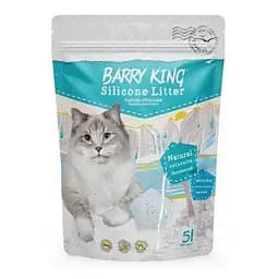 Силикагелевый наполнитель Barry King для кошачьего туалета мелкая фракция без аромата 5 л