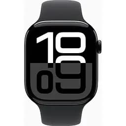 Смарт-годинник Apple Watch Series 10 GPS 46mm Jet Black Alu. Case w. Black Sport Band - M/L (MWWQ3) - мініатюра 2