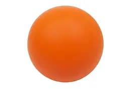 Массажный мячик EasyFit каучук 6.5 см оранжевый (EF-2076-OR)
