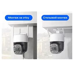 IP PTZ-відеокамера з WiFi 2Mp+8Mp Light Vision VLC-9284WI10Z/2C (Camhi Pro) f=3.6mm+8mm, ІЧ+LED-підсвічування, з мікрофоном (75-00296) - мініатюра 9