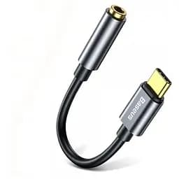 Перехідник аудіо Baseus L54 Type-C 3.5 мм (CATL54-0G) сірий