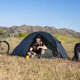Намет Naturehike Cycling 1 NH18A095-D 210T Темно-синій (1047-6927595737743) - мініатюра 3