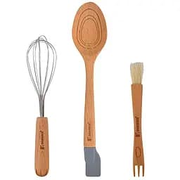 Набір кухонних аксесуарів Bergner Genius бежевий з сірим (BG-43038-MM)