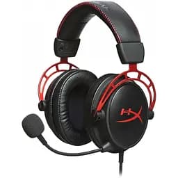 Наушники HyperX геймерские игровая гарнитура Cloud Alpha (HX-HSCA-RD) черная с красным