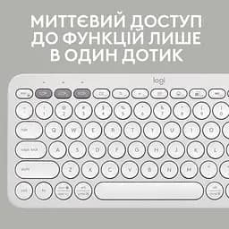 Клавіатура Logitech Pebble Keys 2 K380s White (920-011852) - мініатюра 6