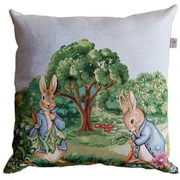 Наволочка декоративна Прованс Галявина Пара зайців 45х45 см (34238)