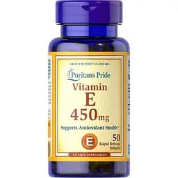 Вітамін Е Puritan's Pride 1000 МО 50 капсул