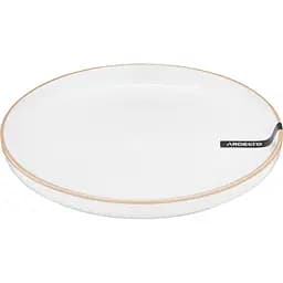 Тарелка обеденная Ardesto Apulia керамическая белая 26.6 см (AR2927AW)