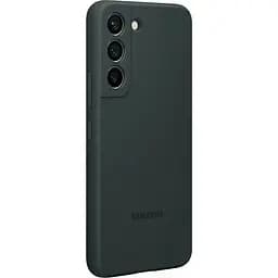Оригінальний силіконовий чохол Silicone Cover для Samsung Galaxy S22 (S901) EF-PS901TGEGRU Forest Green - мініатюра 6