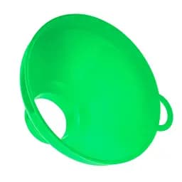 Воронка (лейка) Ø 15,5 см пластиковая с широким горлом на банку, Kitchette Зеленый 86410
