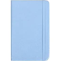 Блокнот Bambi на гумці 5602-18 14 x 9 см тверда палітурка шкір/зам блакитний    