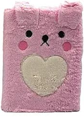 Блокнот пухнастий Вушка, А5, 80 аркушів, клітинка, 80 г/м² (В асортименті)