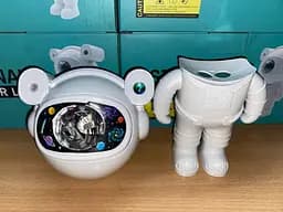 Astronaut Проектор галактики лазерний Астронавт-космонавт, зоряне небо на стелі з пультом Білий - мініатюра 2
