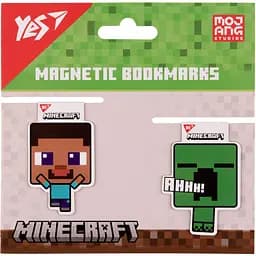 Закладки магнітні Yes Minecraft Creeper 2 шт. (708101) - мініатюра 2