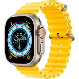 Смарт-часы Apple Watch Ultra 49 mm Titanium Case with Yellow Ocean Band (MNH93/MNHG3) (72531)