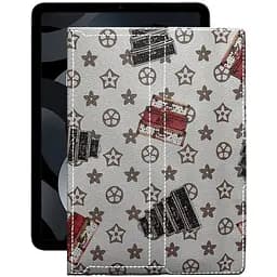 Чехол StatusCASE из экокожи для планшета Apple iPad Air 5 2022 Луи-Витон-белый