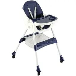 Стільчик для годування Toti, сталева конструкція, PU тканина, 4 колеса, знімний столик FR-20516