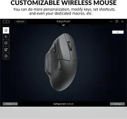 Keychron Миша Keychron M7 BT/WL/USB-A/USB-C, чорний - мініатюра 2