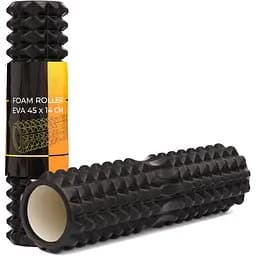Масажний ролик Cornix EVA 45 x 14 см (валик, ролер) XR-0334 Black