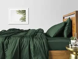Простирадло євро Cosas сатин GREEN 220х240 см - мініатюра 2