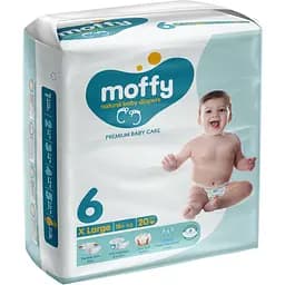 Детские подгузники Moffy Twin 6 (15+ кг) 20 шт.