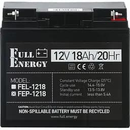 Акумуляторна батарея для ДБЖ Full Energy AGM 12 V / 18 А*ч (FEP-1218)