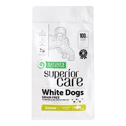 Сухий беззерновий корм для юніорів малих порід Nature's Protection Superior Care з білою рибою 1.5 кг