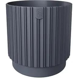 Горщик для квітів Form-Plastic Міка Циліндр Петіт Eco-18 3.5 л антрацит (5300-014)