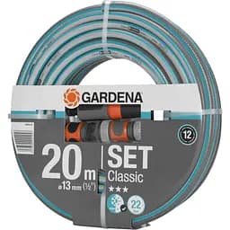 Шланг садовий Gardena Classic 13 мм 1/2" комплект для поливу 20 м (18004-20.000.00) - мініатюра 3