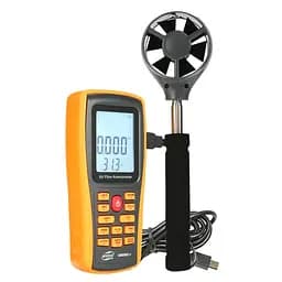 Анемометр професійний USB 0.3-45м/с 0-45°C Benetech 14.5x7.2x3.5 см hoz0010066