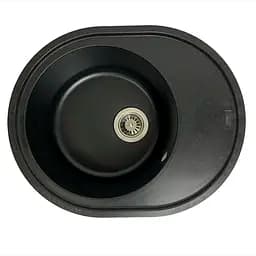 Кухонна мийка Adamant Vast 610x495x200 чорний 100001497, Чорний
