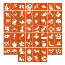 Набор трафаретов для био-папа «Для детей №1» kids_simple_1_4x4_60_1