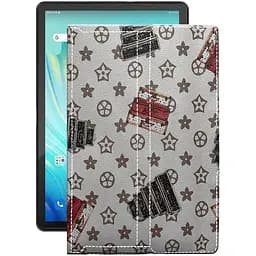 Чехол StatusCASE из экокожи для планшета Blackview Tab 10 Pro Луи-Витон-белый