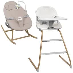 Стільчик для годування Lionelo Dalia Set grey stone natural (LO-DALIA SET GREY STONE NATURAL)
