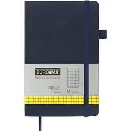 Книга записна Buromax Primo в клітинку 195х125 мм синя 96 аркушів (BM.291161-02)