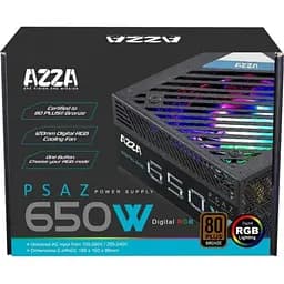 Блок живлення Azza 650W ARGB [PSAZ-650W-RGB] [141293] - мініатюра 4