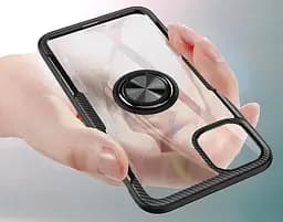 Чохол Primolux Ring Magnetic Stand для Apple iPhone 15 Black - мініатюра 6