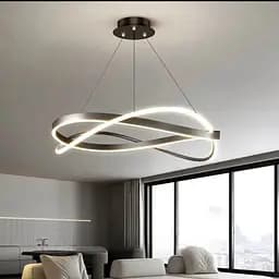 Стильна підвісна LED-люстра Art 2463/800 BK - мініатюра 4